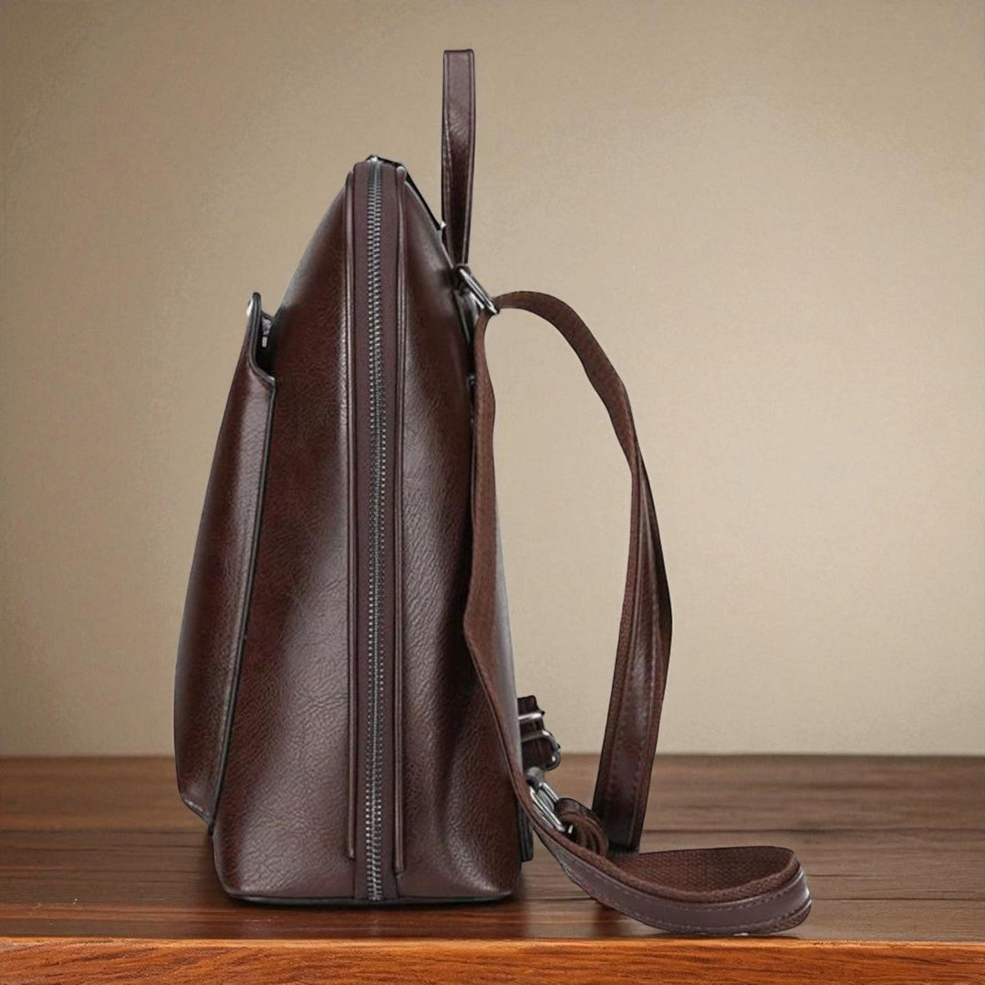 Mochila clássica com fecho duplo – design elegante