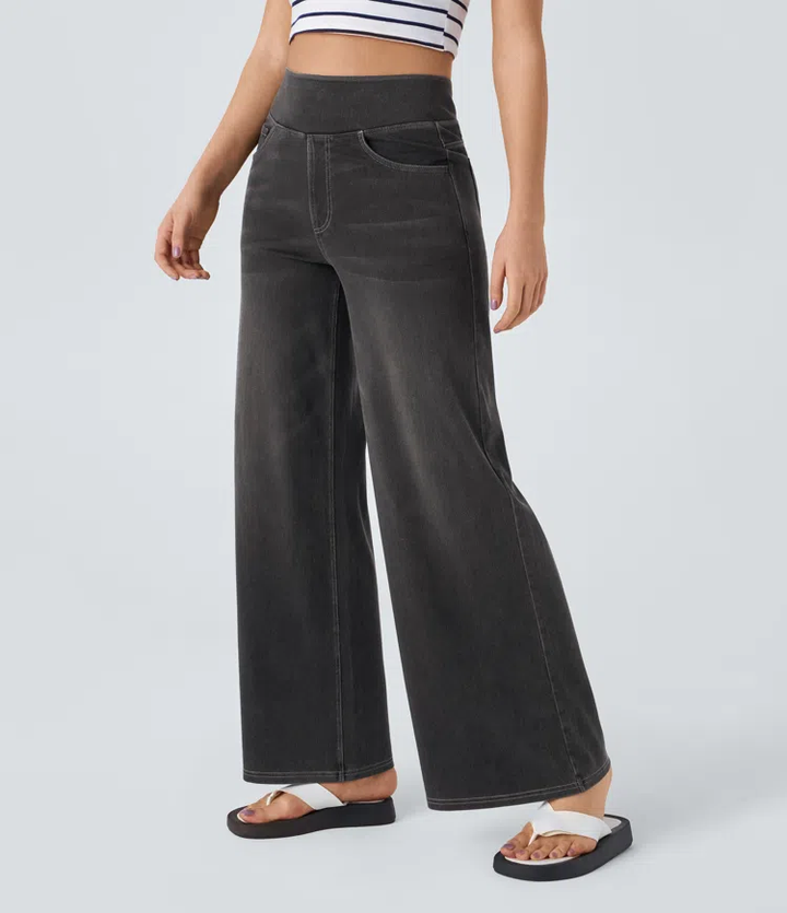 Solène - Jeans de Perna Larga Fit Relaxado