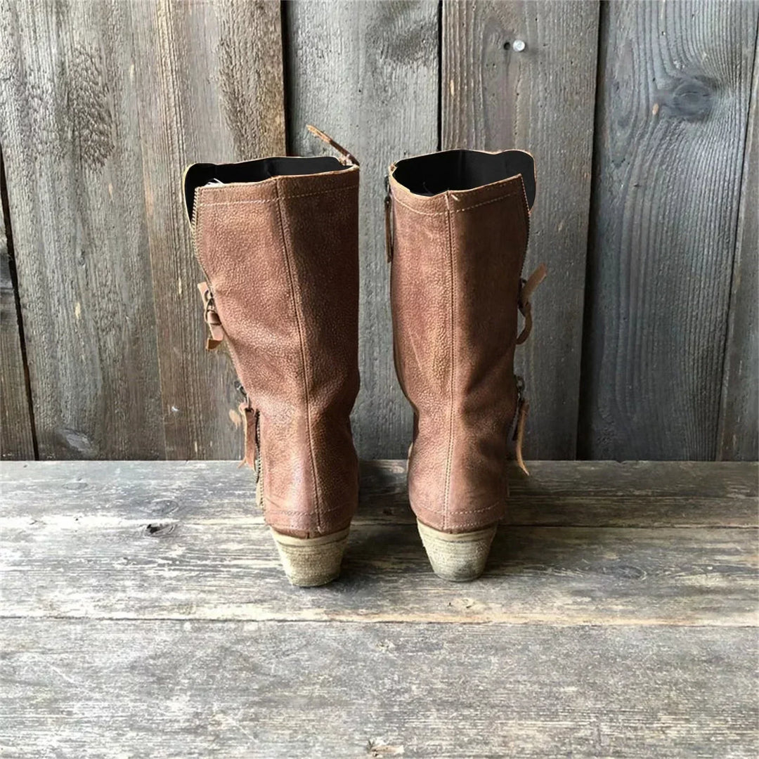 Amparo | Botas de Couro para Outono