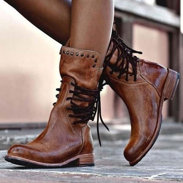 Ciss | Botas Vintage com Atacadores