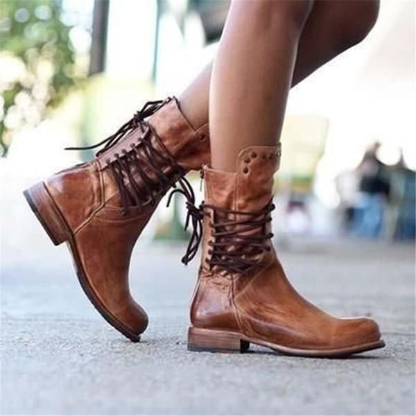 Ciss | Botas Vintage com Atacadores