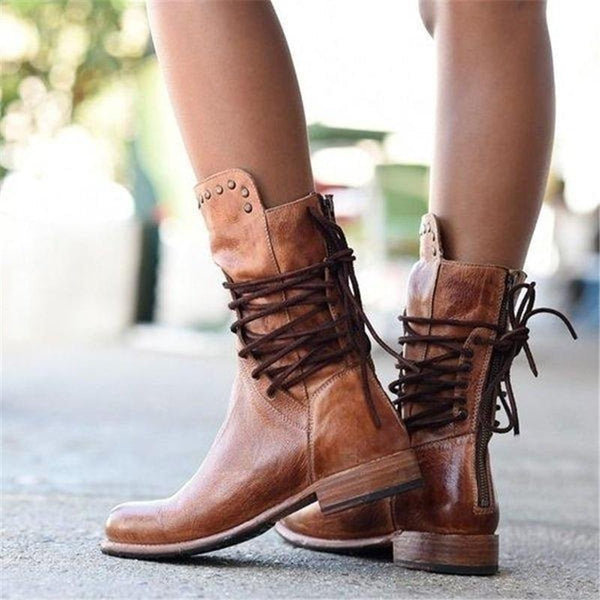 Ciss | Botas Vintage com Atacadores
