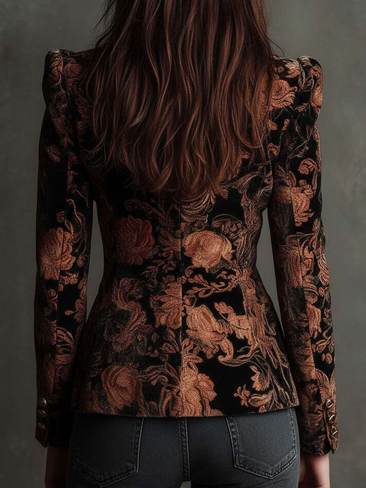 Rhiannon | Blazer Floral Ajustado