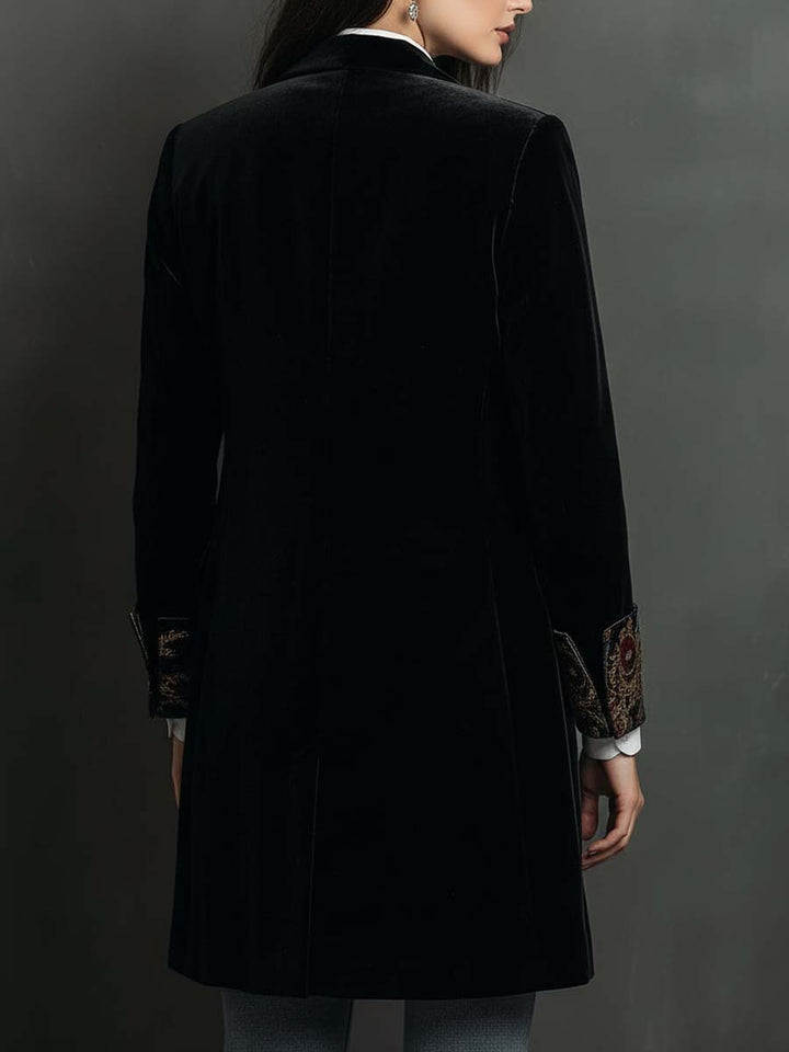 Regina | Blazer Longo Ornado