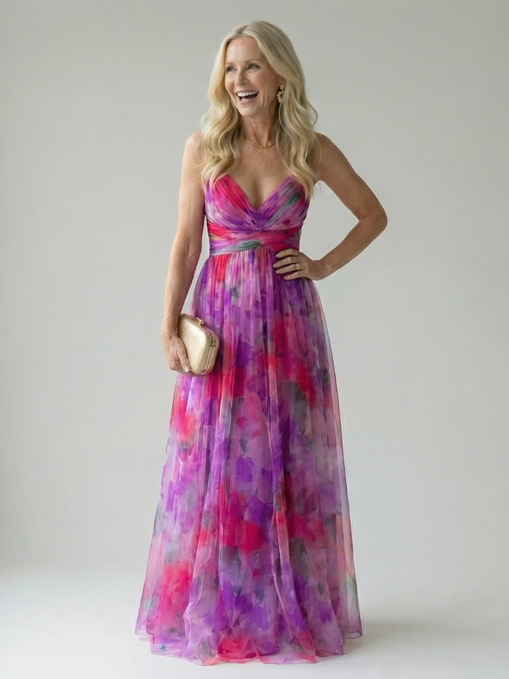 Isel | Vestido Maxi com Envoltura Suave