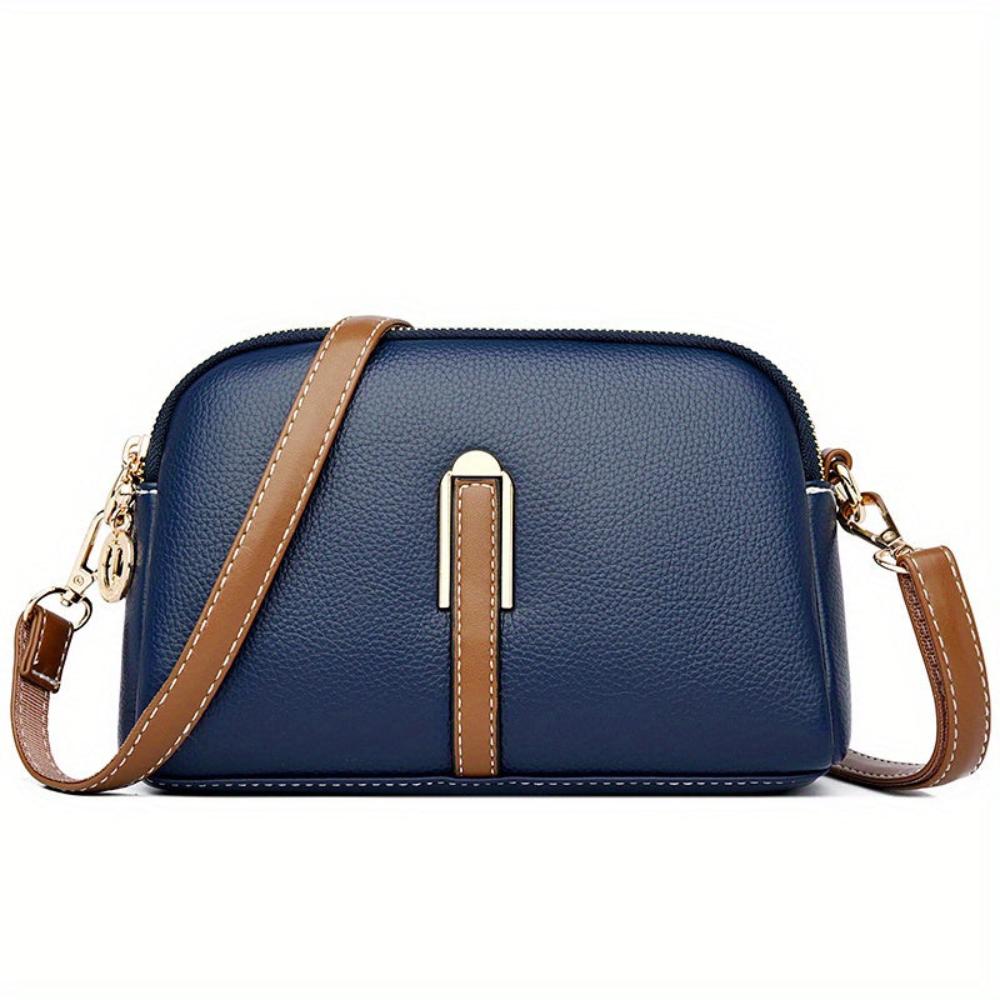 Bolso de ombro com textura "lichi" colorido Míla