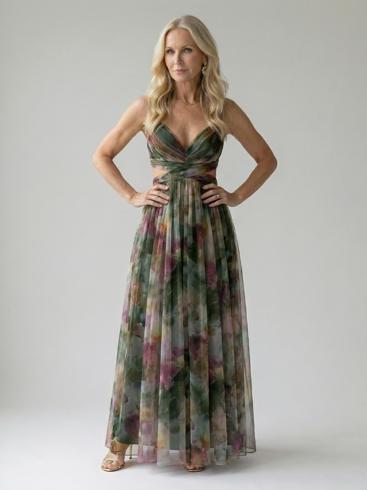 Isel | Vestido Maxi com Envoltura Suave