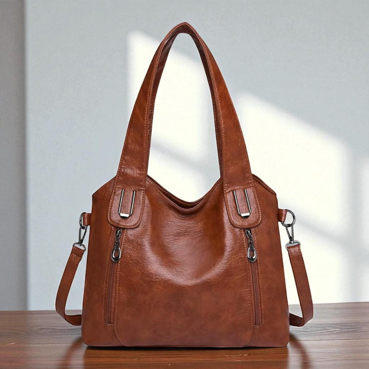 Bolso de mão retro para documentos