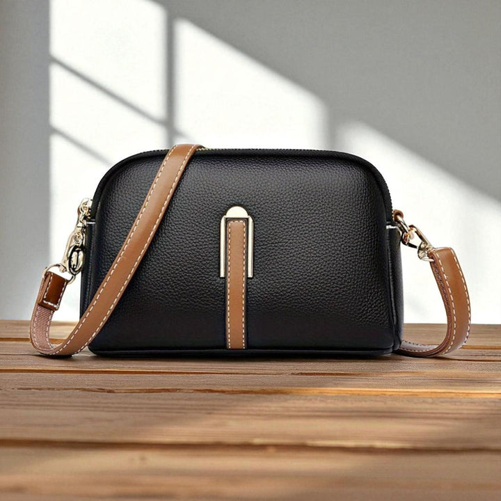 Bolso de ombro com textura "lichi" colorido Míla