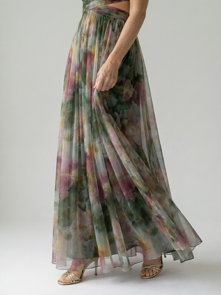 Isel | Vestido Maxi com Envoltura Suave