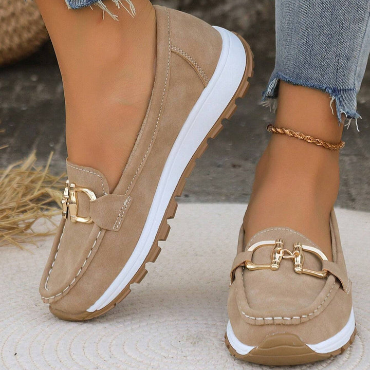 Ellie - Mocasins planos com fivela