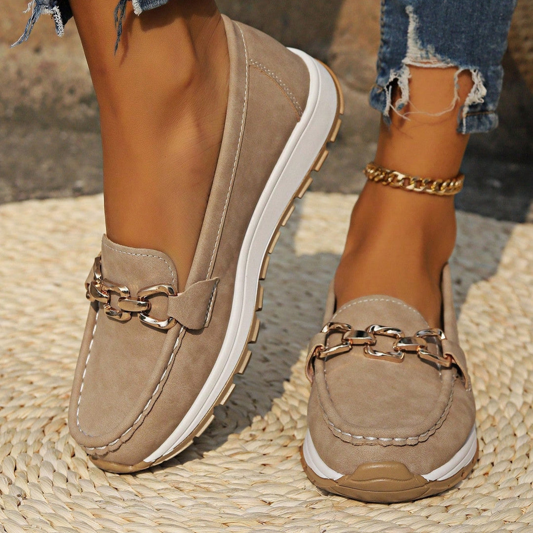 Ella - Sapatos Mocassim Ortopédicos com Fivela