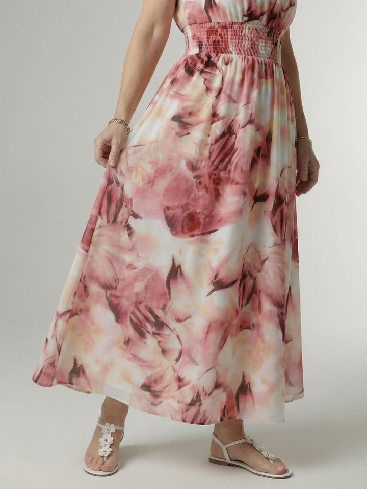 Sylin | Vestido Midi com Decote Halter