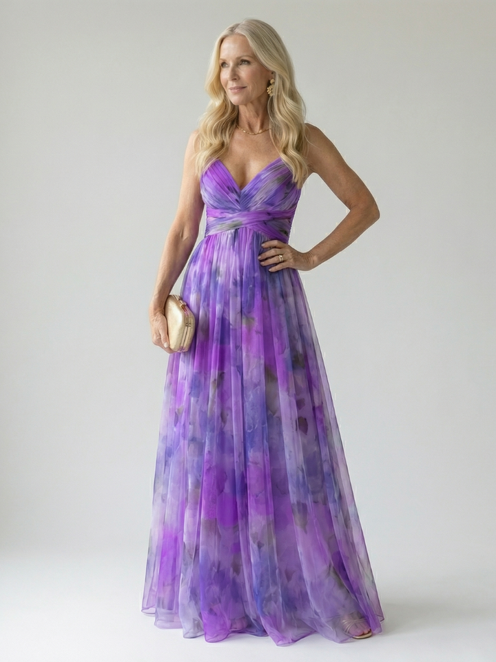 Isel | Vestido Maxi com Envoltura Suave
