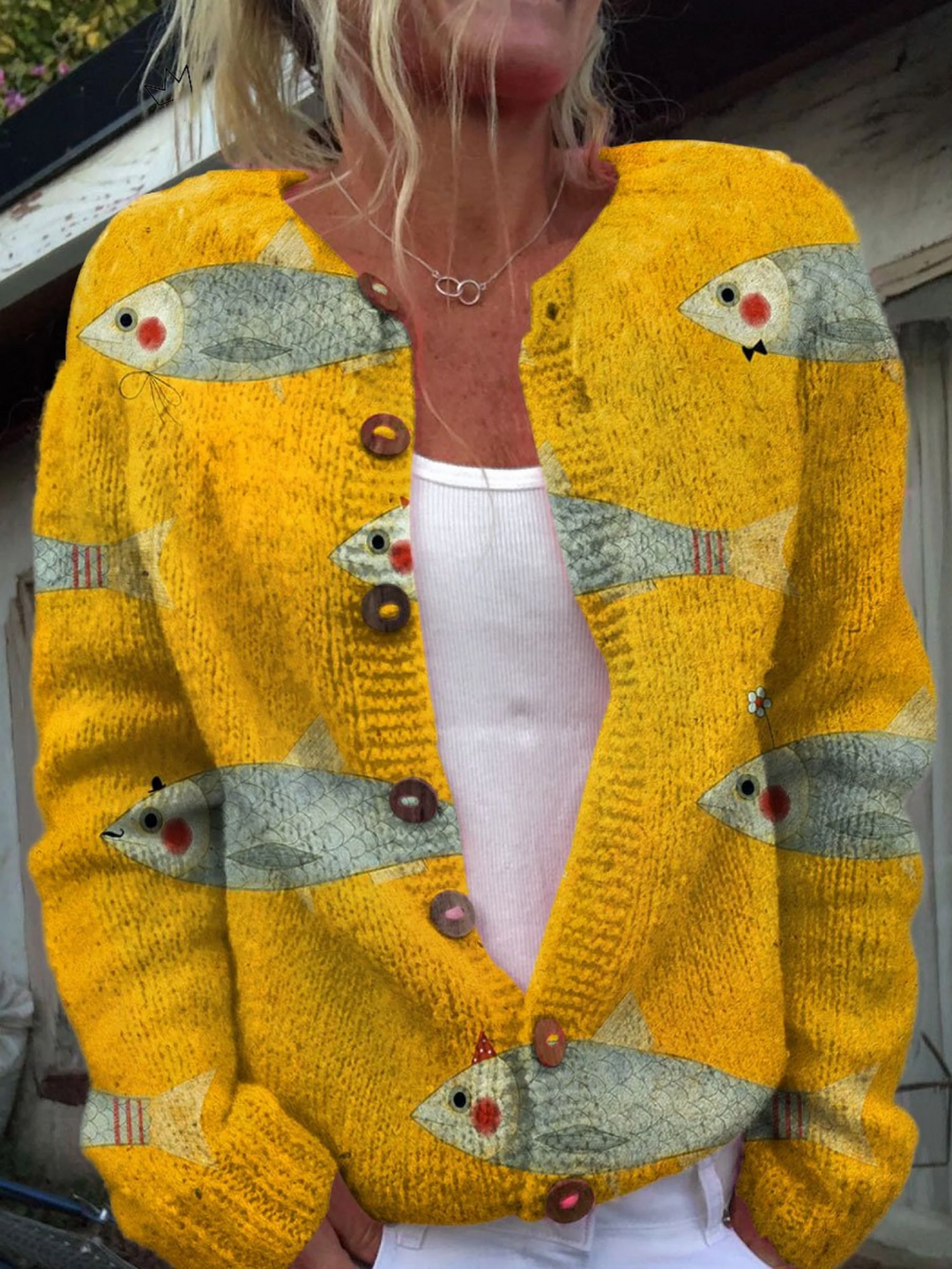 Anouk™ | Cardigan de Malha Vintage