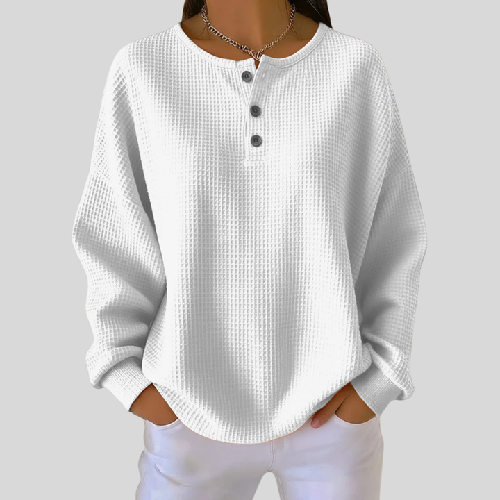 Nessa™ | Sweatshirt Casual Henley