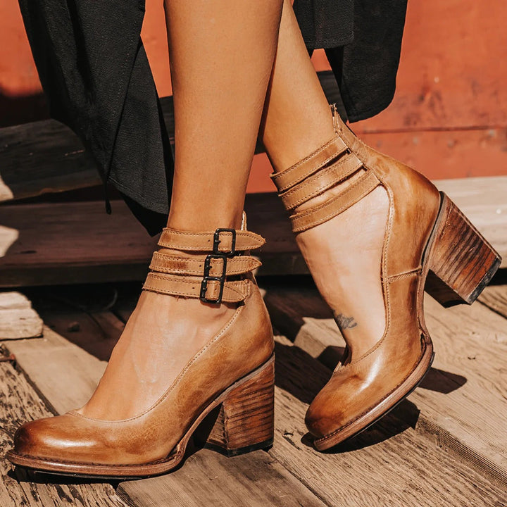 Nina™ | Sapatos de Salto Elegantes e Confortáveis