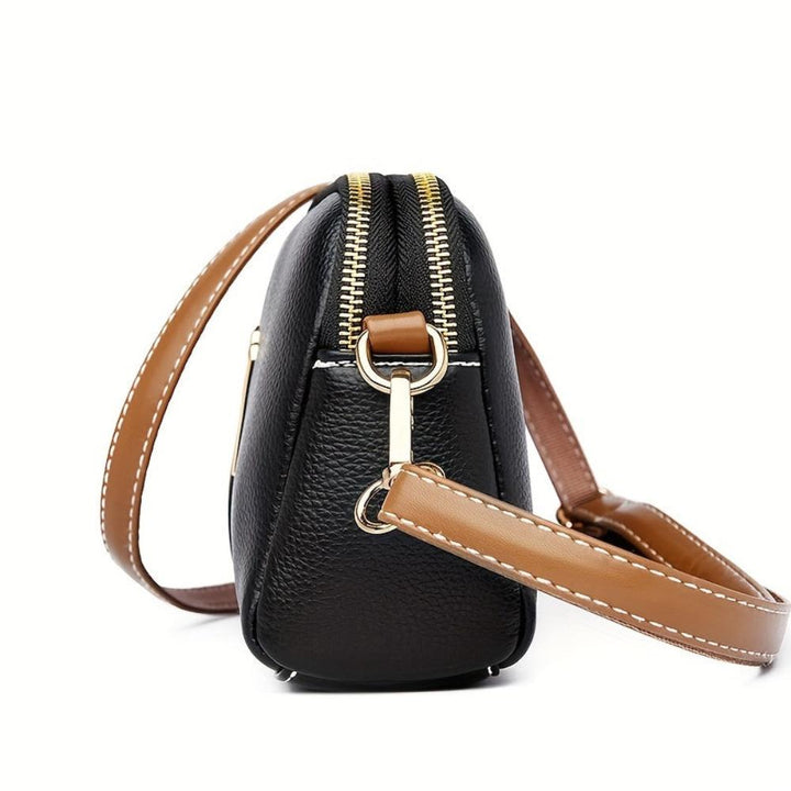 Bolso de ombro com textura "lichi" colorido Míla