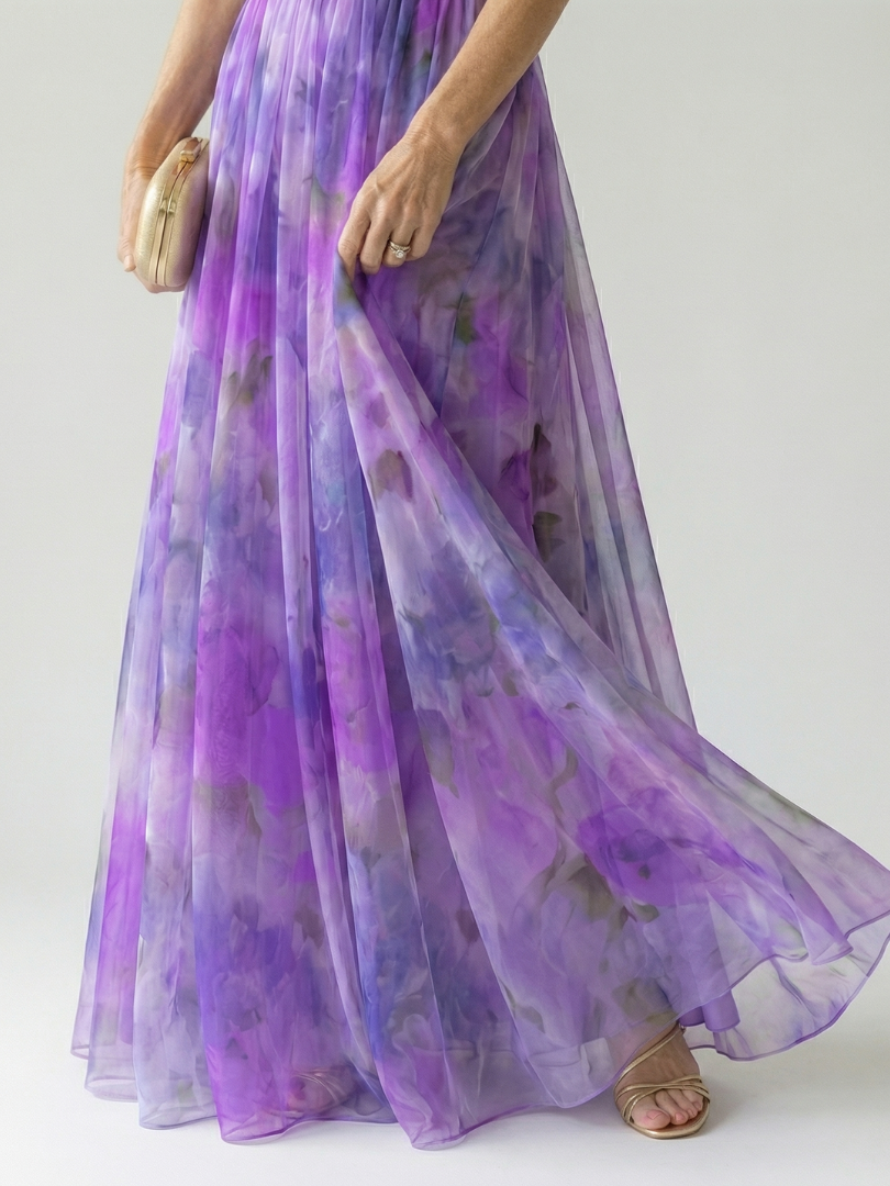 Isel | Vestido Maxi com Envoltura Suave