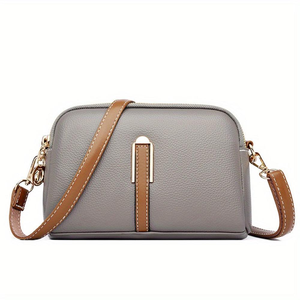 Bolso de ombro com textura "lichi" colorido Míla
