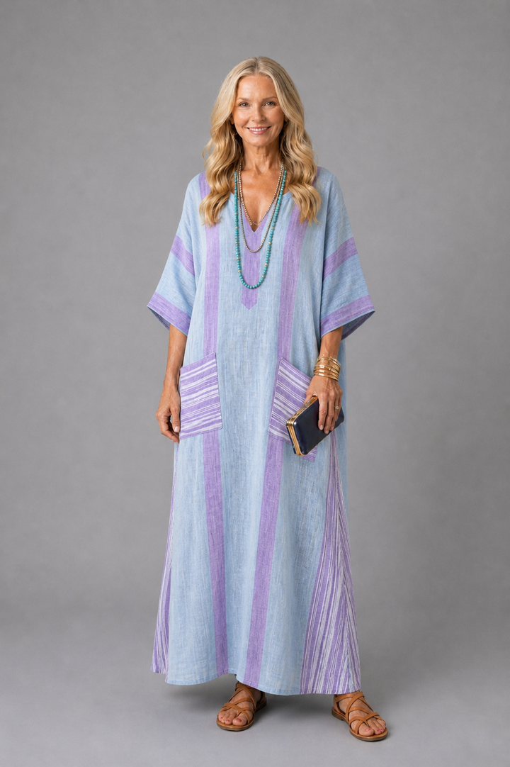 Orien | Vestido Midi Pocket de Fluido Leve