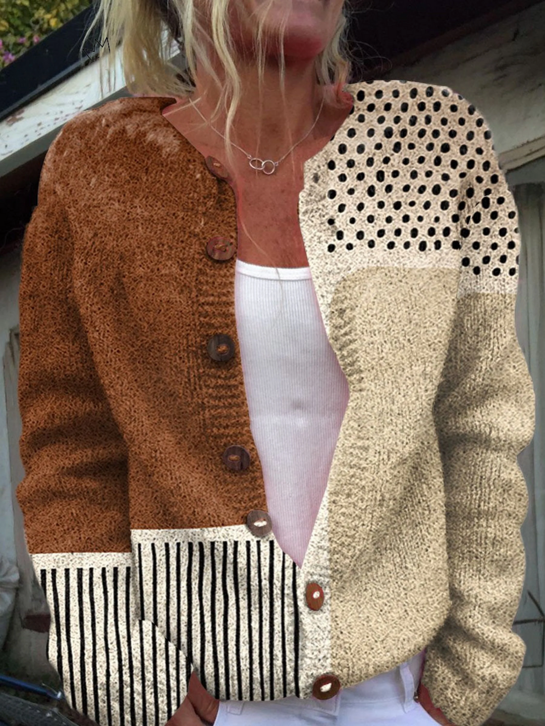 Eloise™ | Cardigan de Malha Vintage