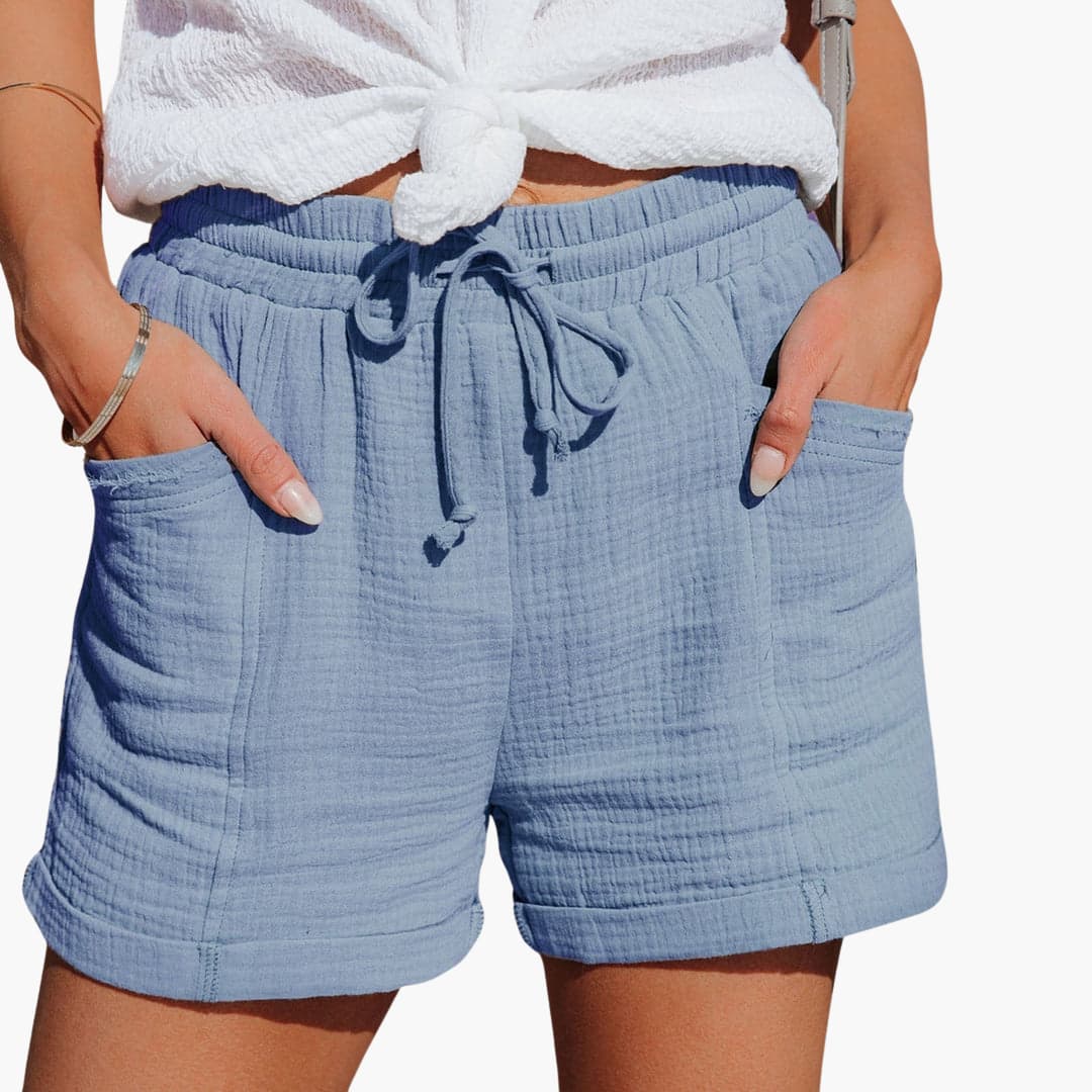 Emma | Calções Casuais Elegantes com Cinta Ajustável