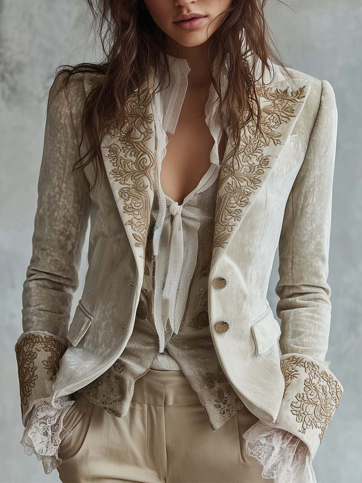 Guinevere | Blazer Tailored Bordado