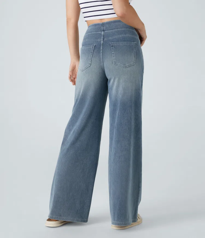 Solène - Jeans de Perna Larga Fit Relaxado