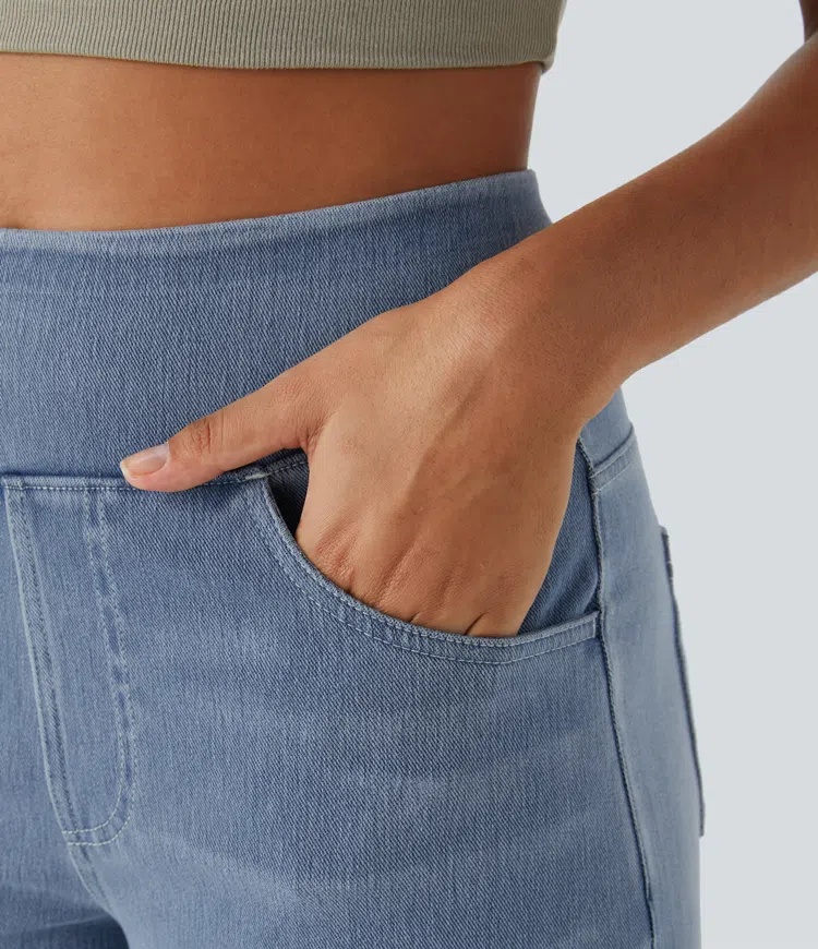 Solène - Jeans de Perna Larga Fit Relaxado