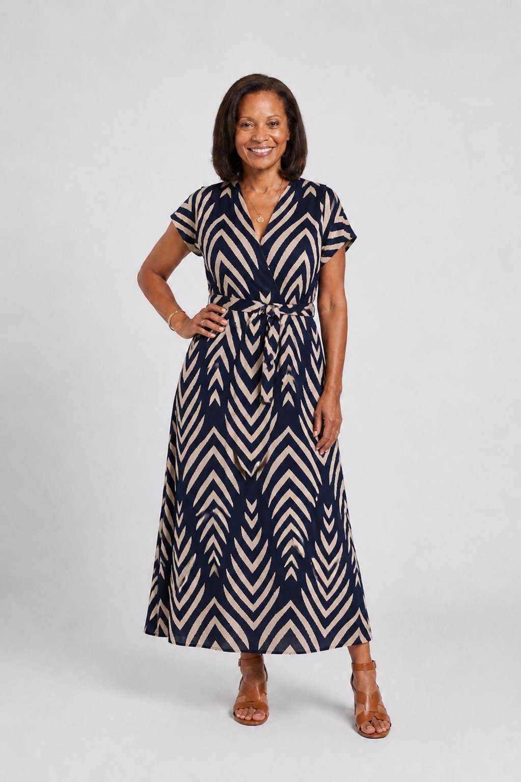 Ora | Vestido Midi Padrão Airy Fit