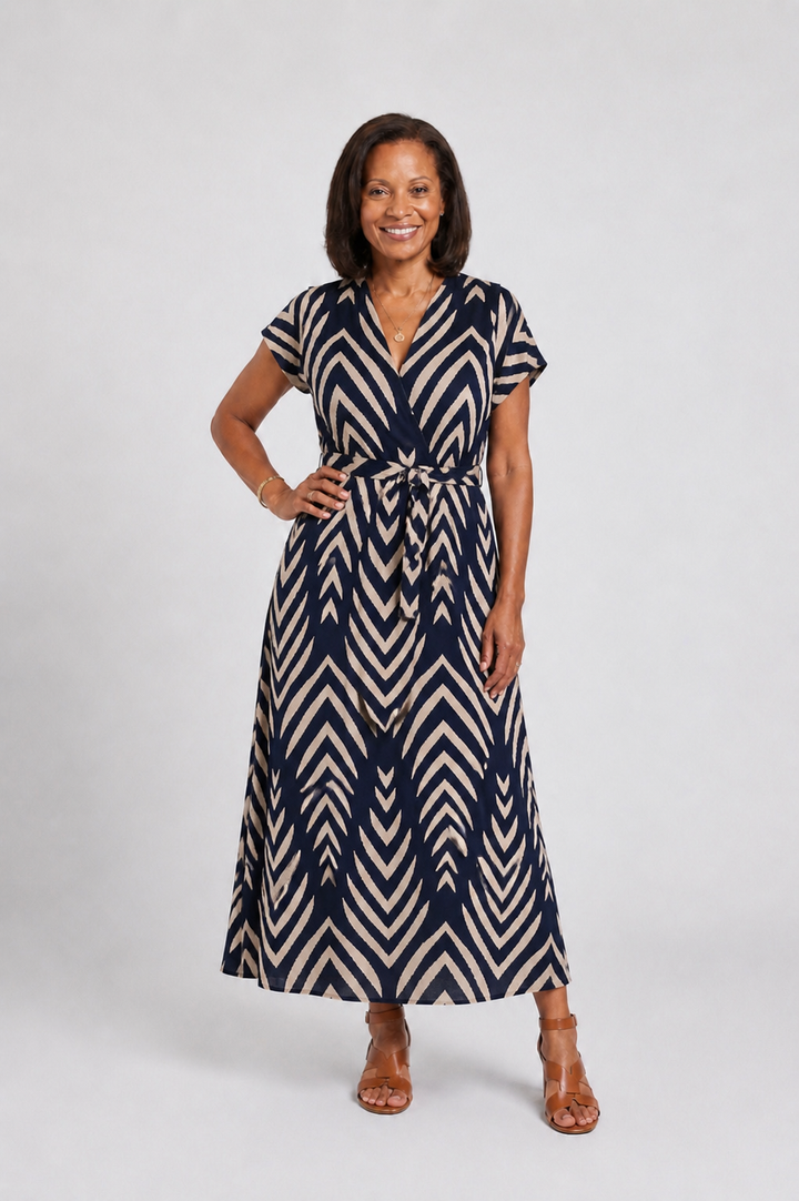 Ora | Vestido Midi Padrão Airy Fit