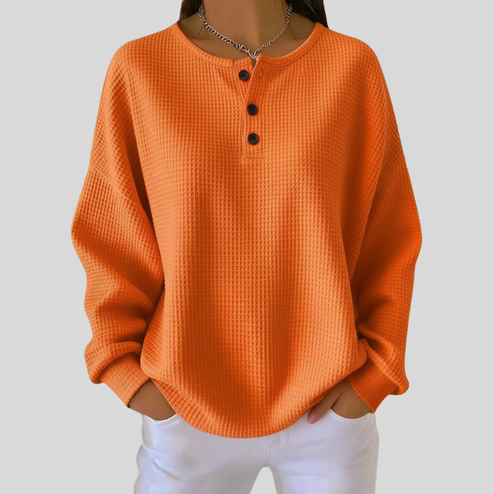 Nessa™ | Sweatshirt Casual Henley