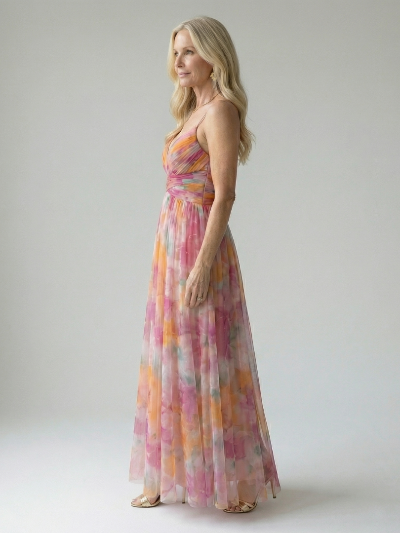 Isel | Vestido Maxi com Envoltura Suave