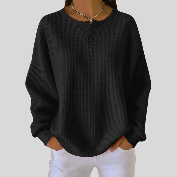 Nessa™ | Sweatshirt Casual Henley