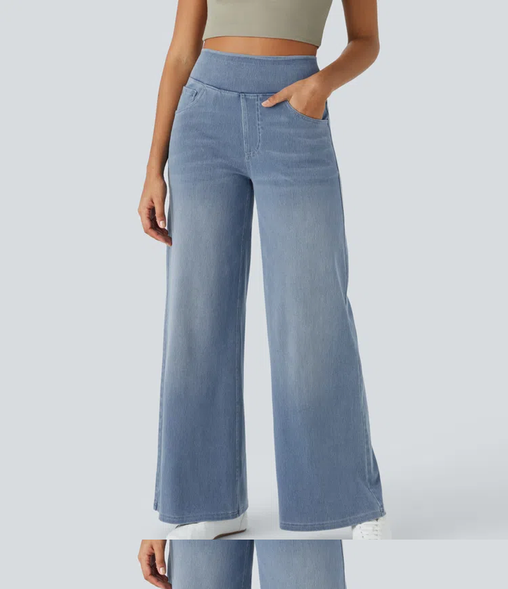 Solène - Jeans de Perna Larga Fit Relaxado