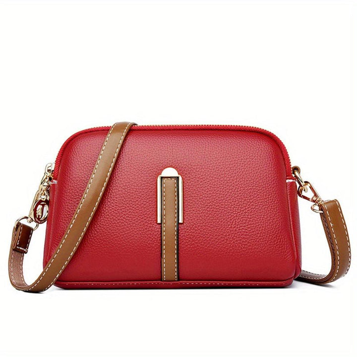 Bolso de ombro com textura "lichi" colorido Míla