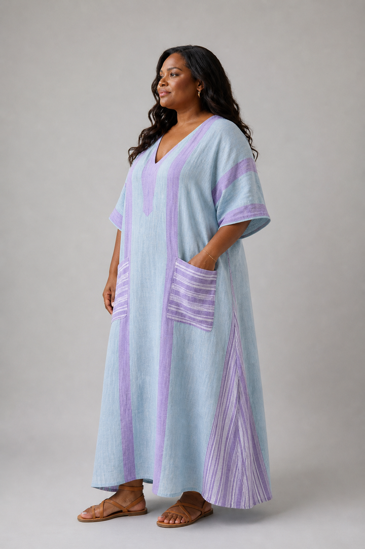 Orien | Vestido Midi Pocket de Fluido Leve
