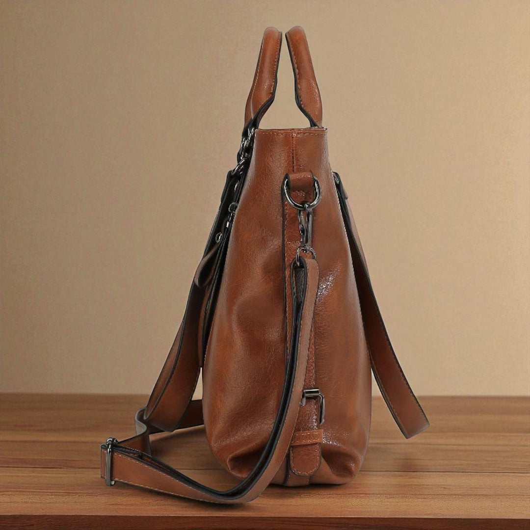 Elegância Clássica Charlotte | Bolsos Tote Vintage