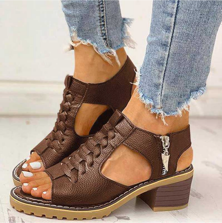 Ouida™ Sandálias Elegantes de Salto Alto