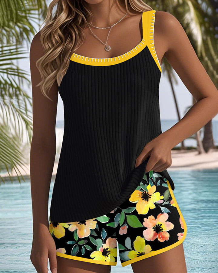 Bloom | Conjunto de Tankini Elegante de Duas Peças