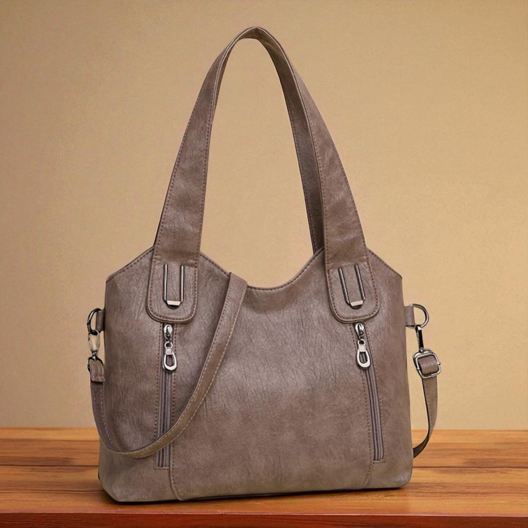 Bolso de mão retro para documentos