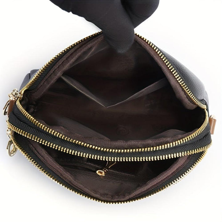 Bolso de ombro com textura "lichi" colorido Míla