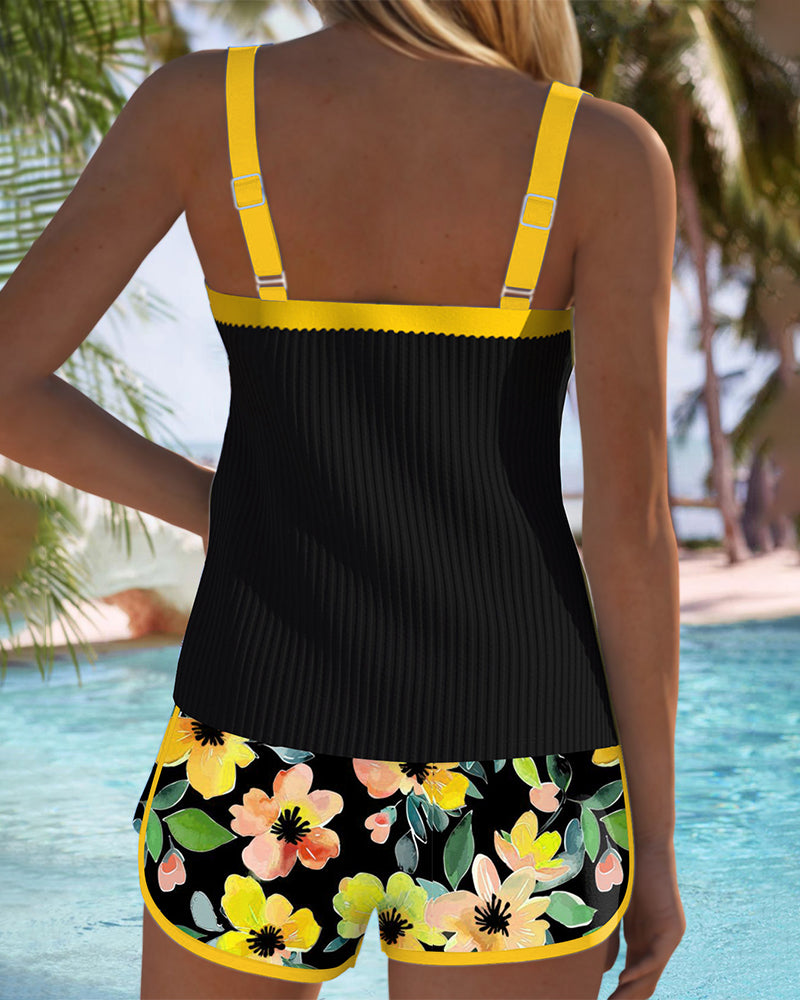Bloom | Conjunto de Tankini Elegante de Duas Peças