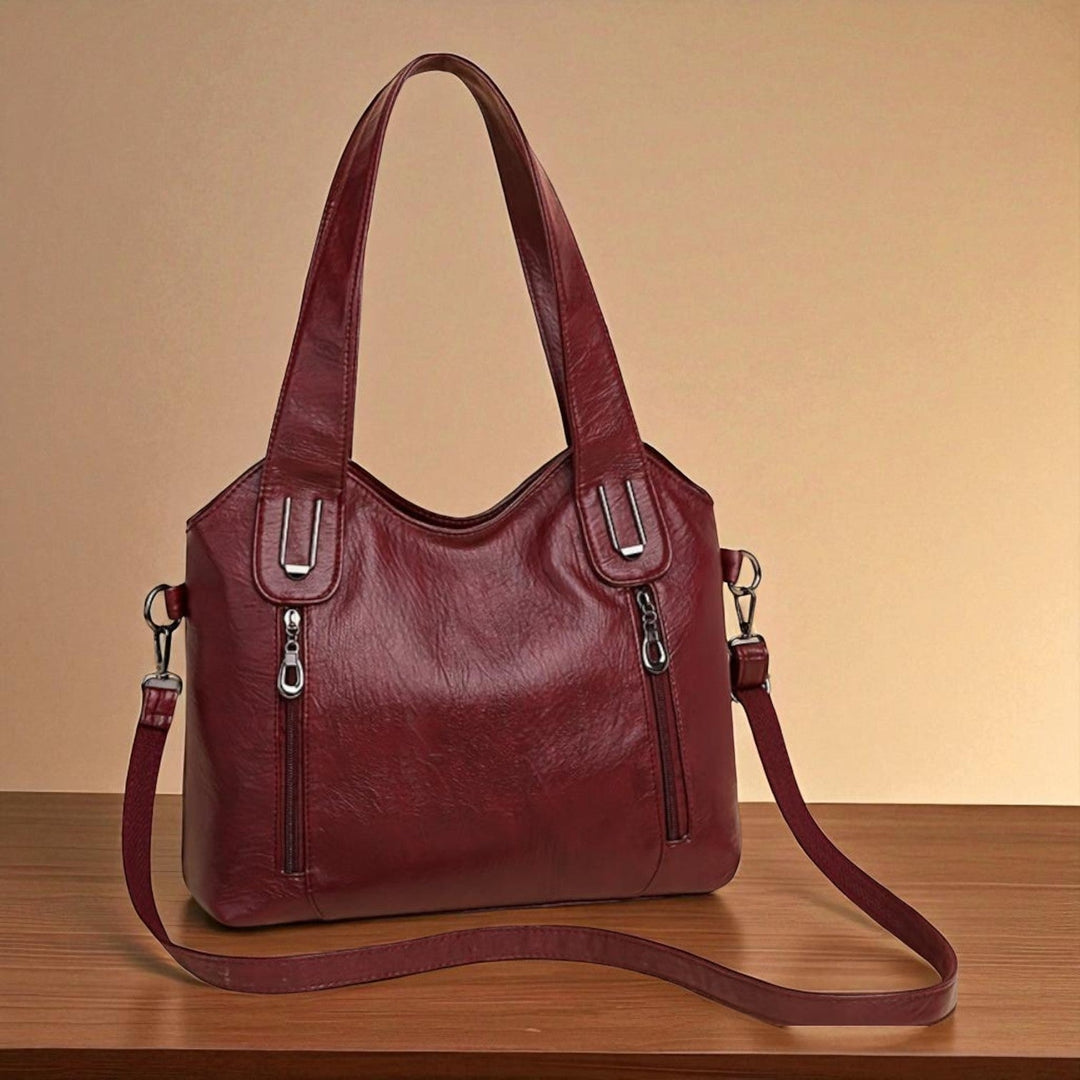 Bolso de mão retro para documentos