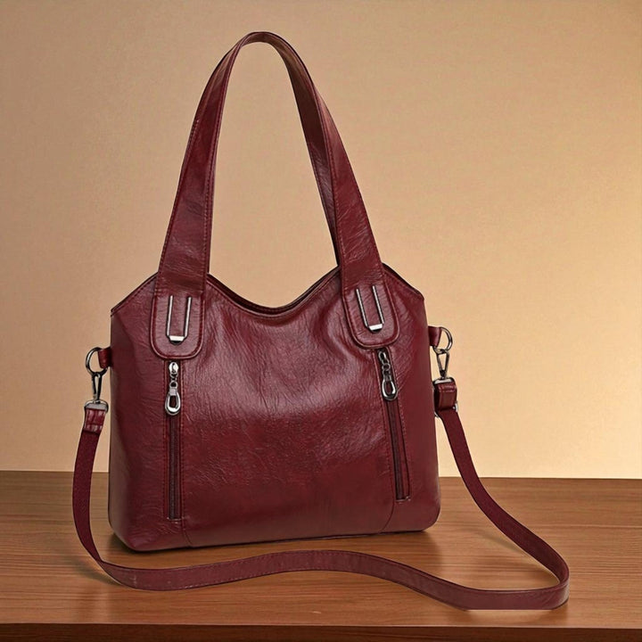 Bolso de mão retro para documentos