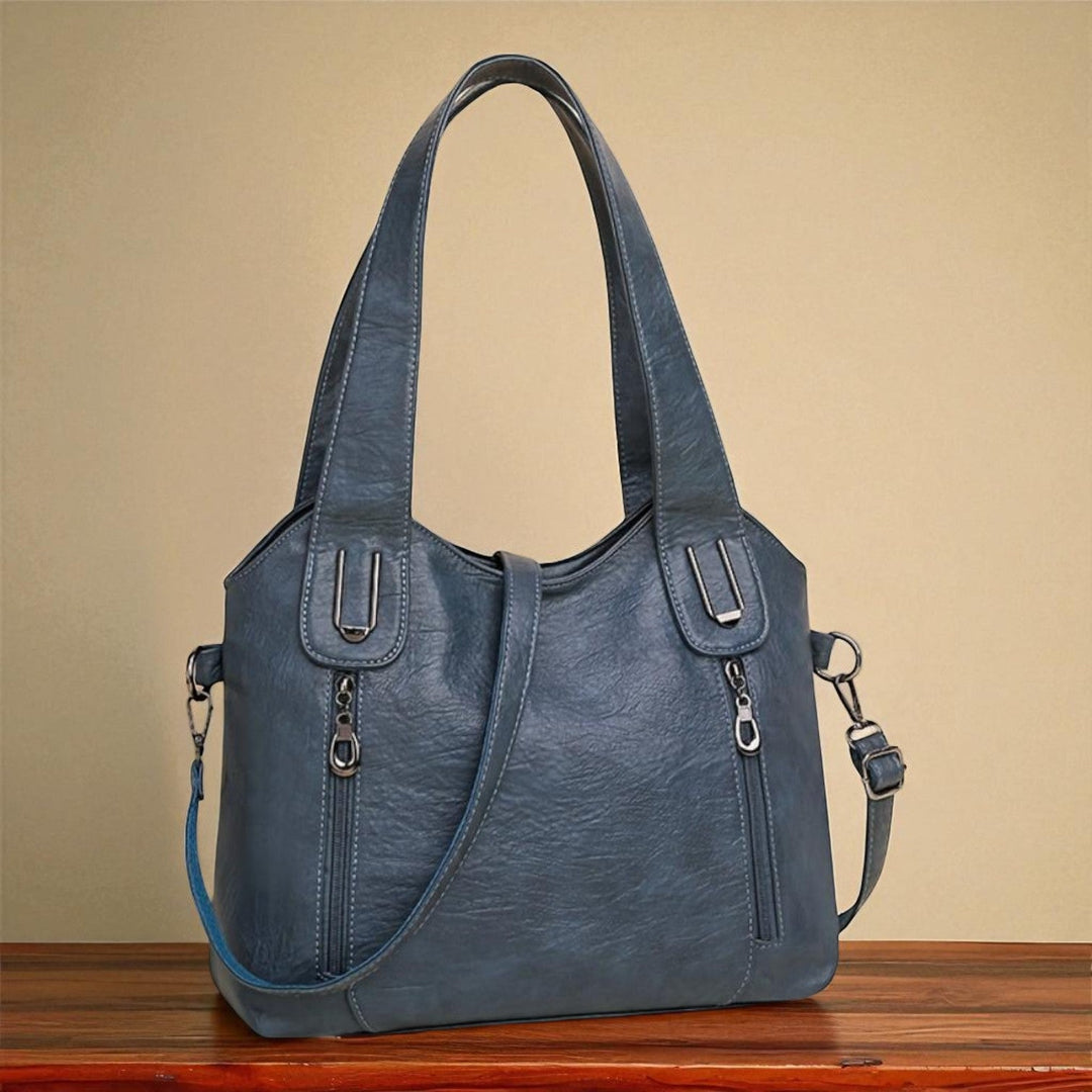 Bolso de mão retro para documentos