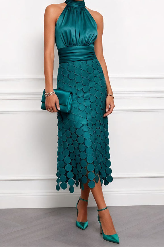 Celine | Vestido Midi Elegante para Cerimónias