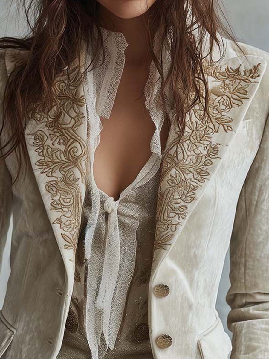 Guinevere | Blazer Tailored Bordado