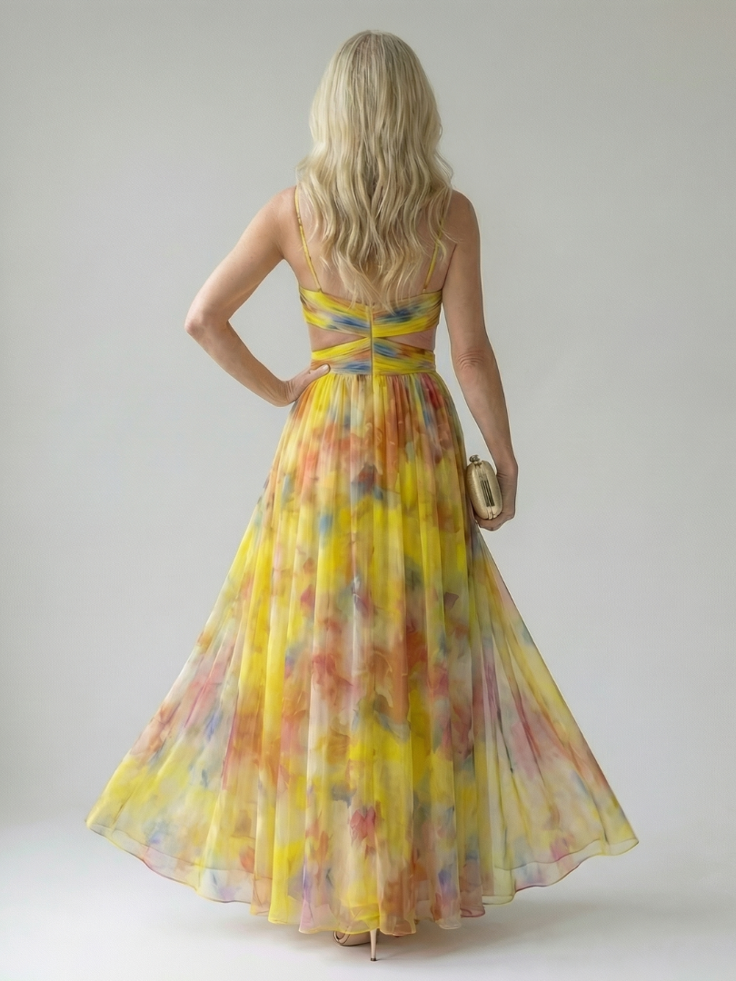 Isel | Vestido Maxi com Envoltura Suave